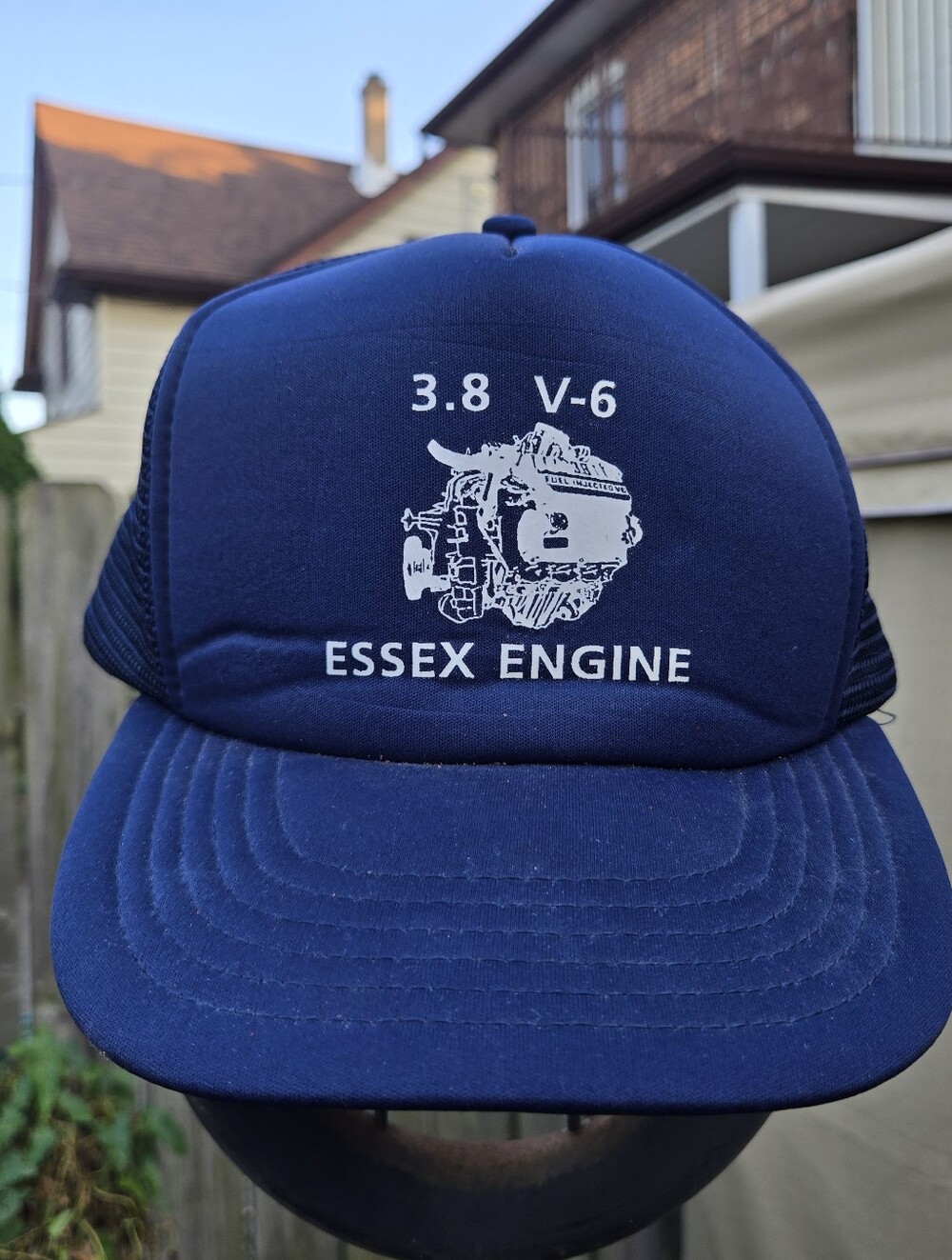 Vintage 3.8 V-6 Ford Essex Engine Trucker Hat
